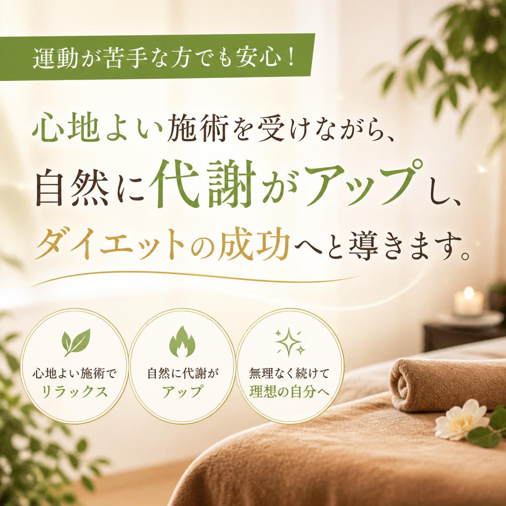 代謝アップの実現