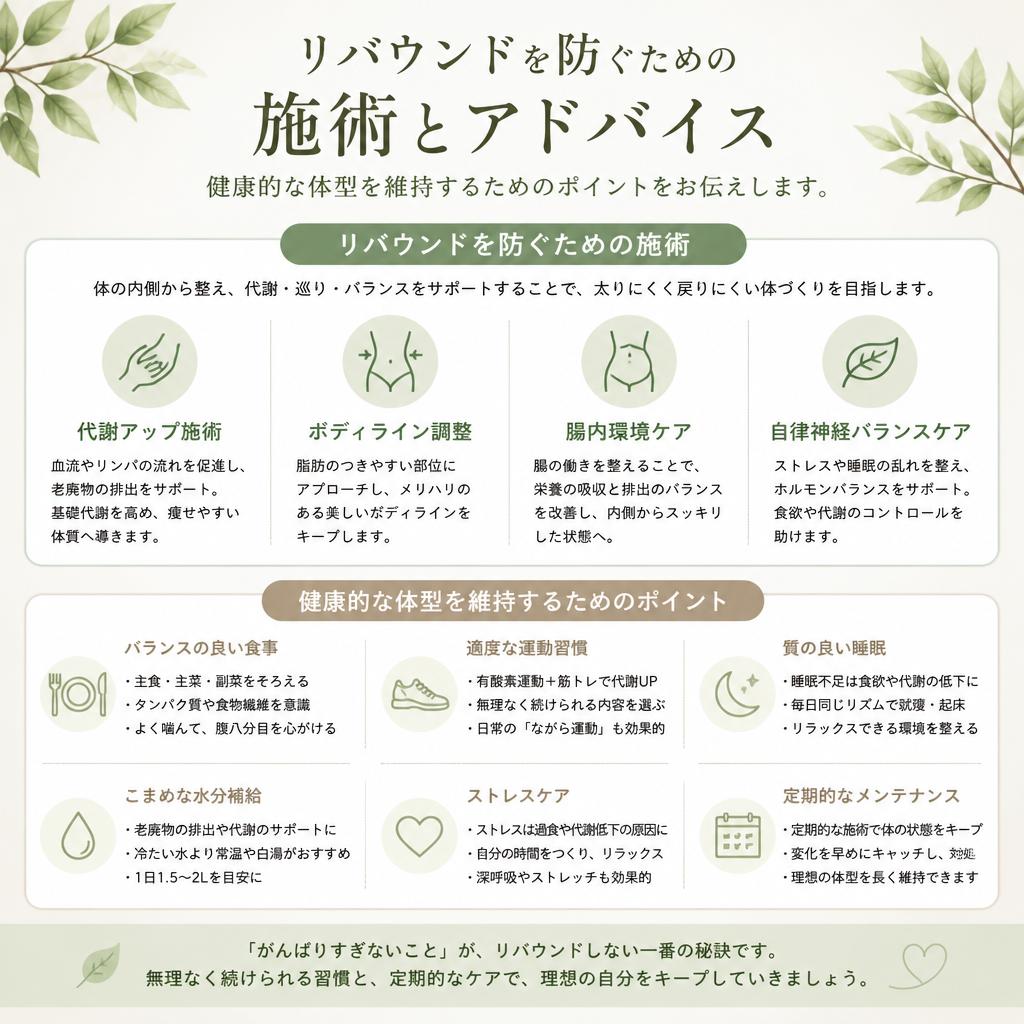 4. リバウンドなしのダイエット法