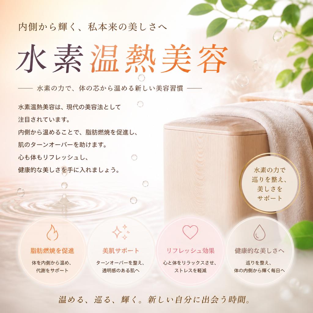 水素温熱美容で得られる効果