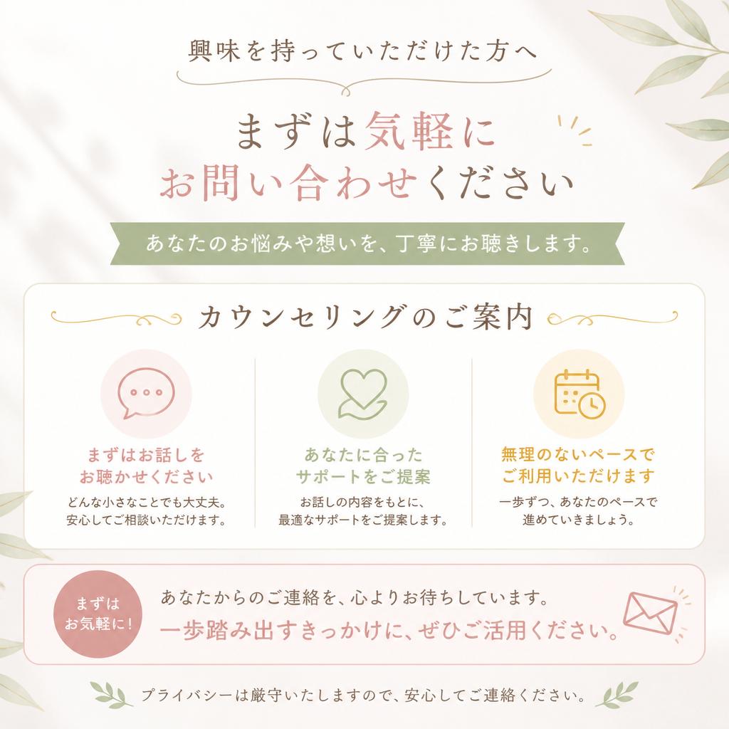 7. お問い合わせ・無料カウンセリング