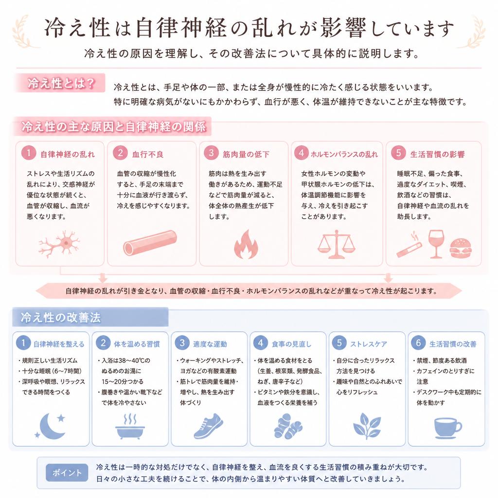 冷え性の原因と改善法