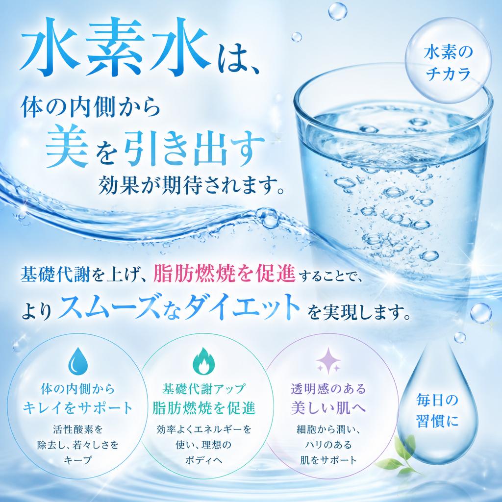 2. 水素水ダイエットの効果とは？