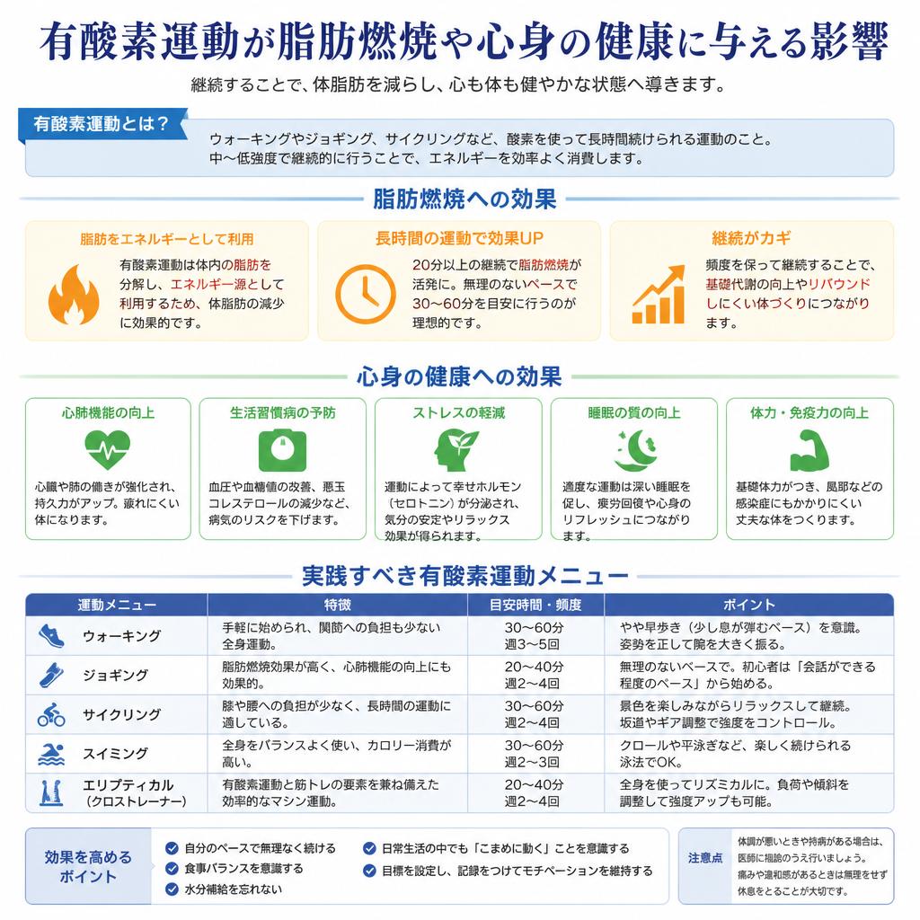 4. 有酸素運動の利点