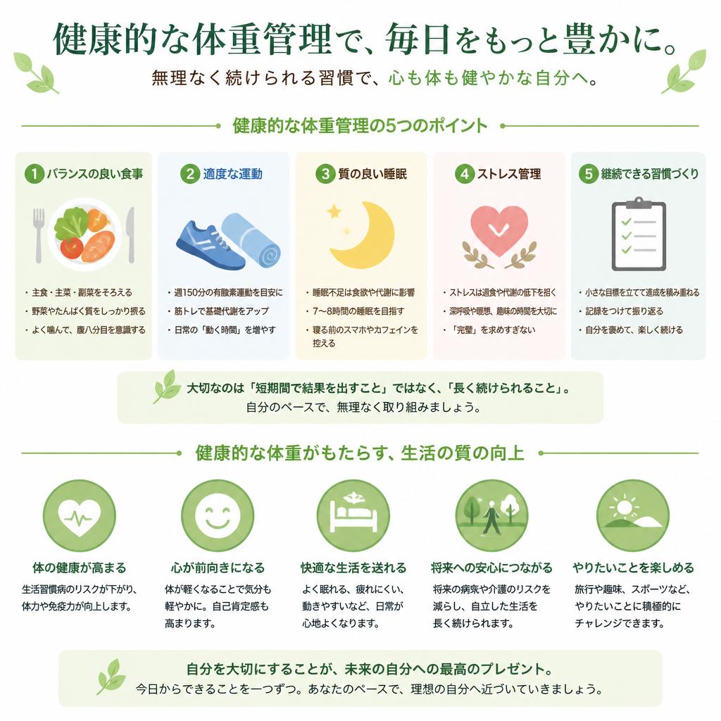 体重管理の重要性