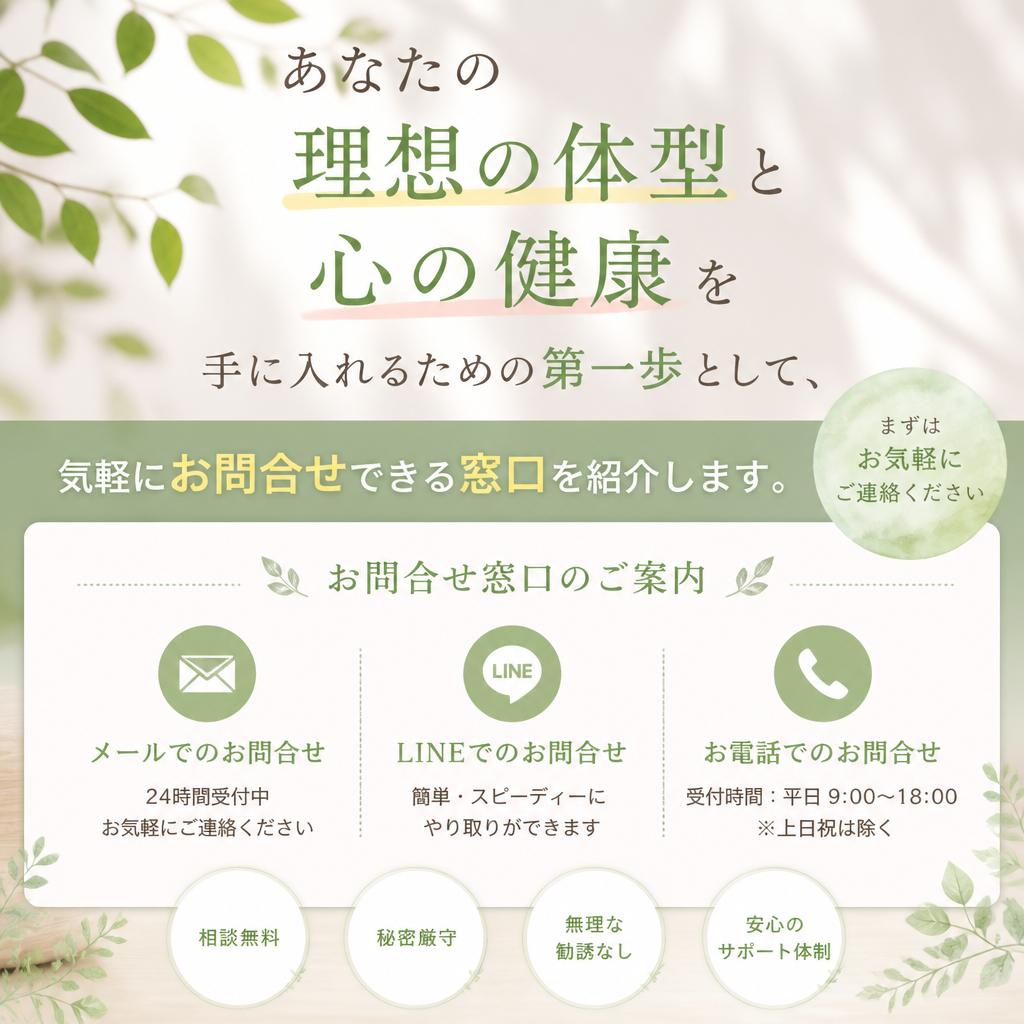 今すぐ始める！お問合せ