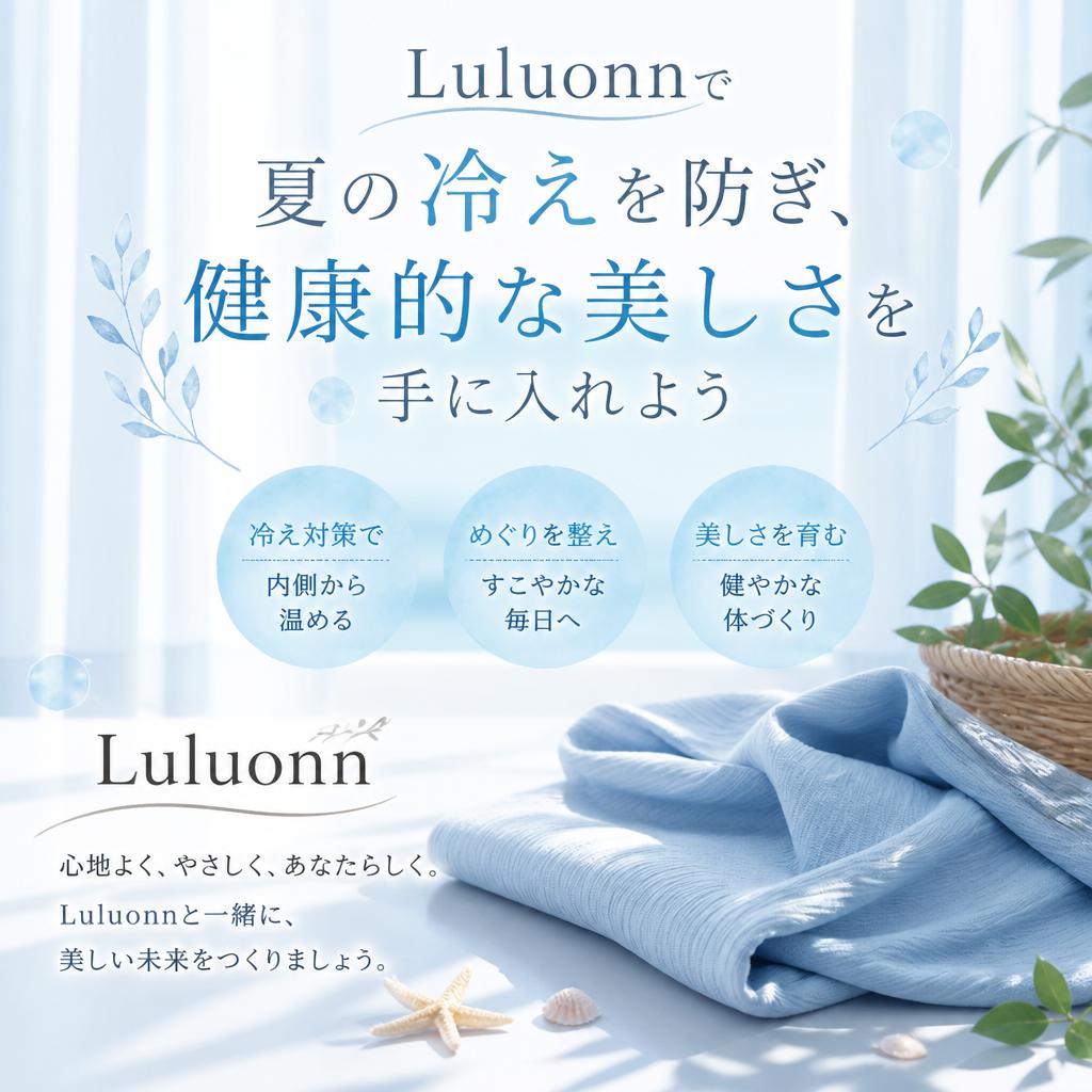 Luluonnで夏の冷えを防ぎ、健康的な美しさを手に入れよう