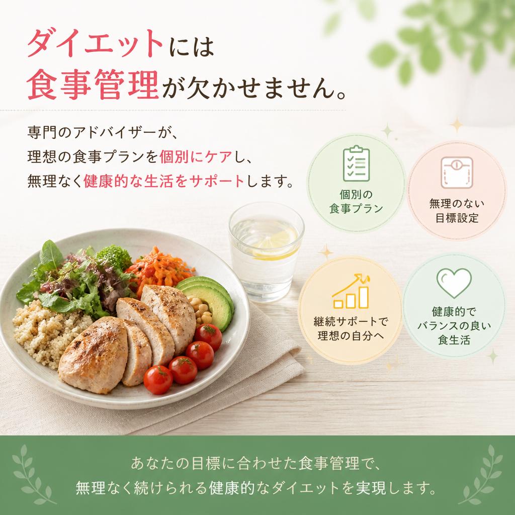 食事管理の重要性とサポート