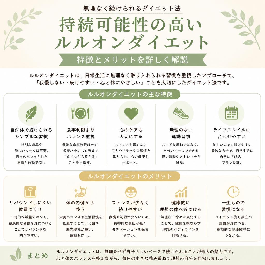 持続可能なダイエットとは