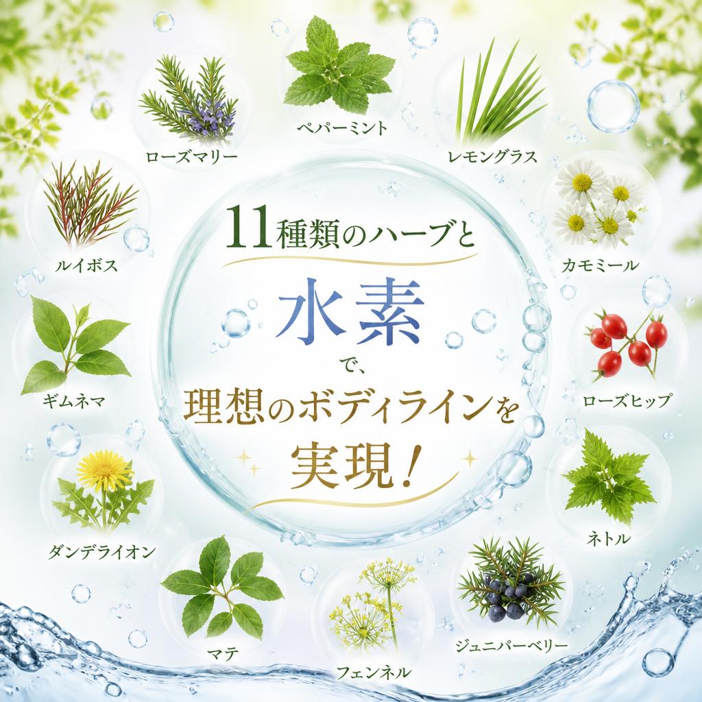 11種類のハーブと水素で、理想のボディラインを実現！| 宮崎県都城市でダイエットするならYOSA PARK belt'a