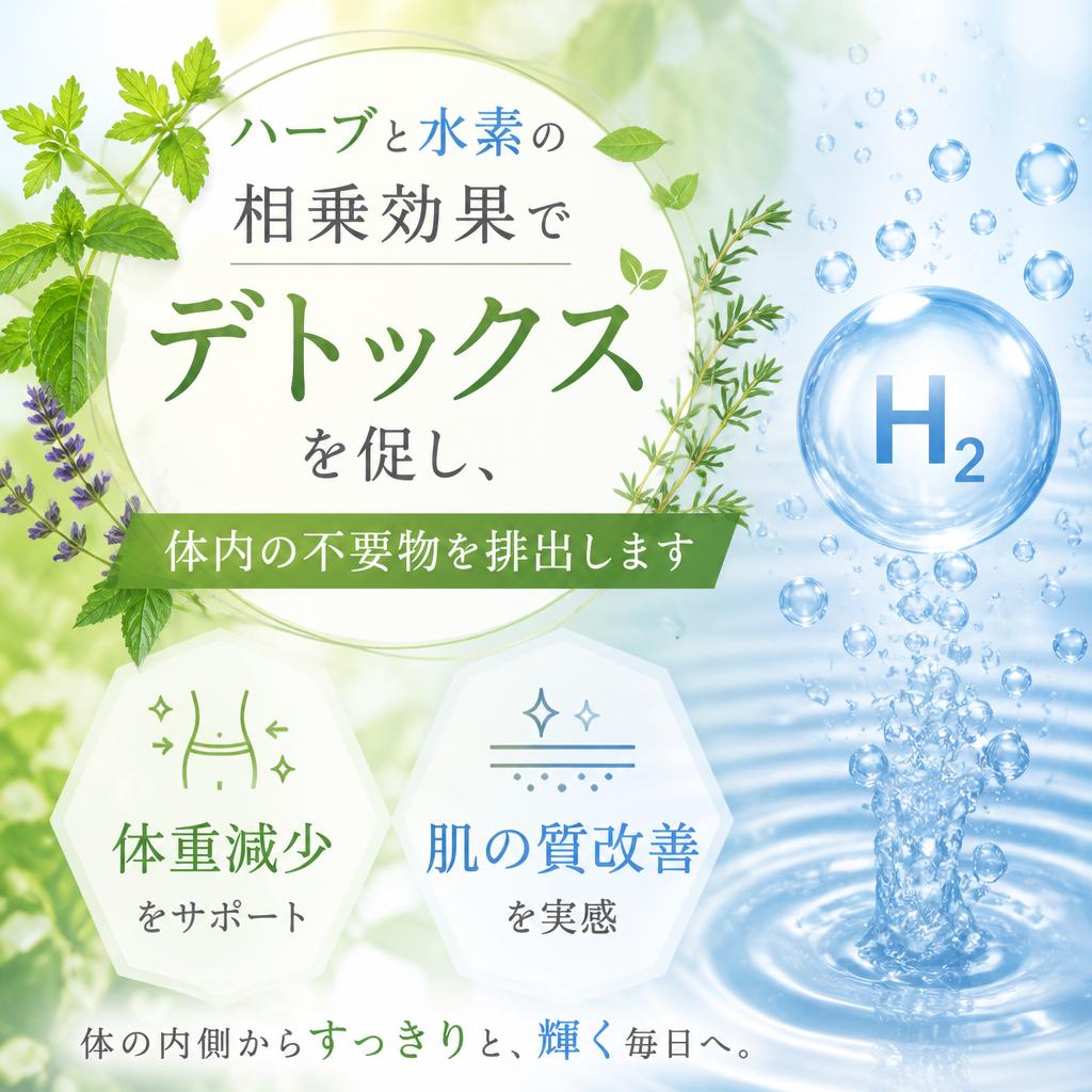 デトックス効果で身体の内側から美しく