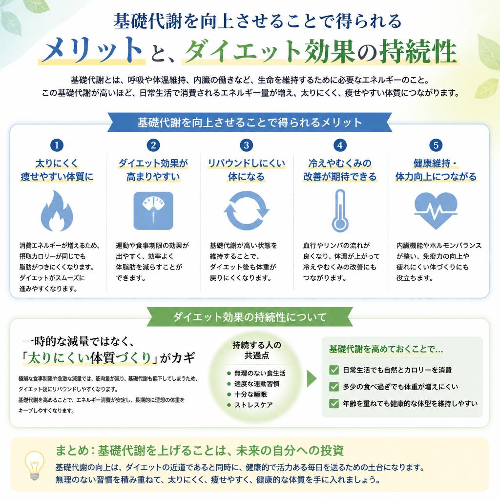 基礎代謝を上げる理由