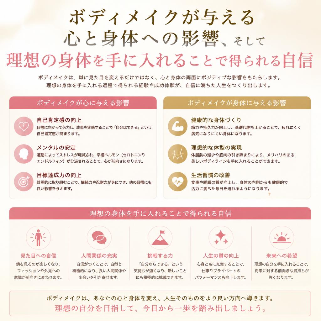 2. 理想のボディを目指す理由