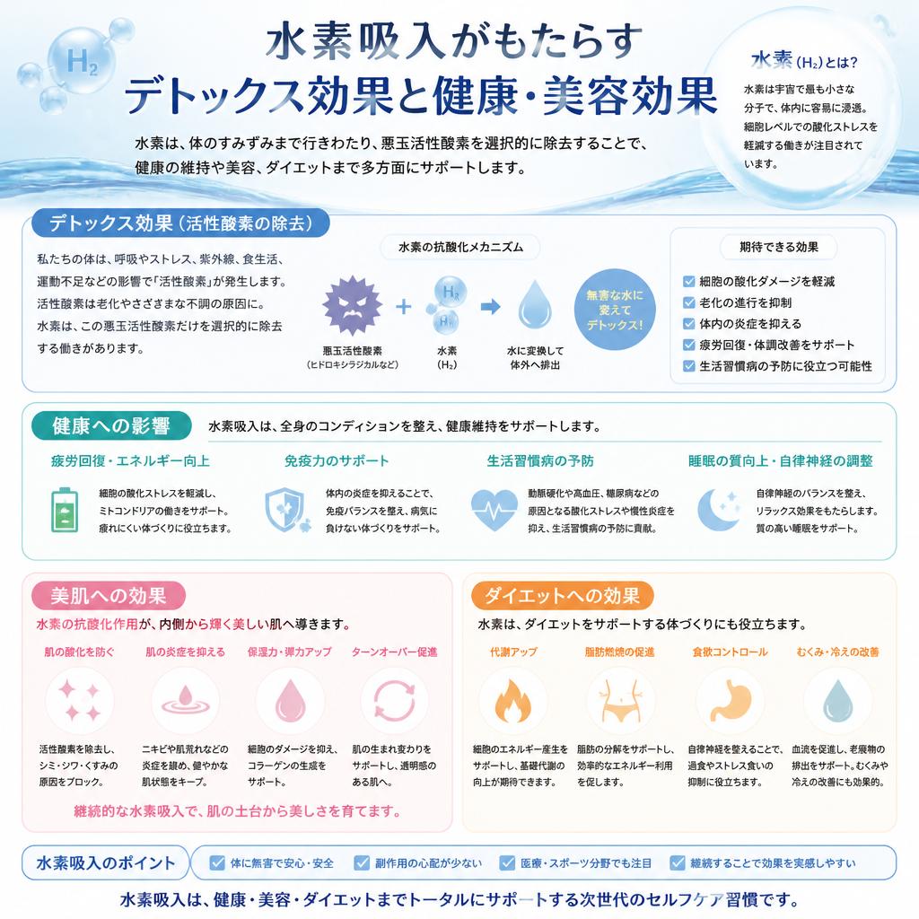 4. 水素吸入の効果とは?