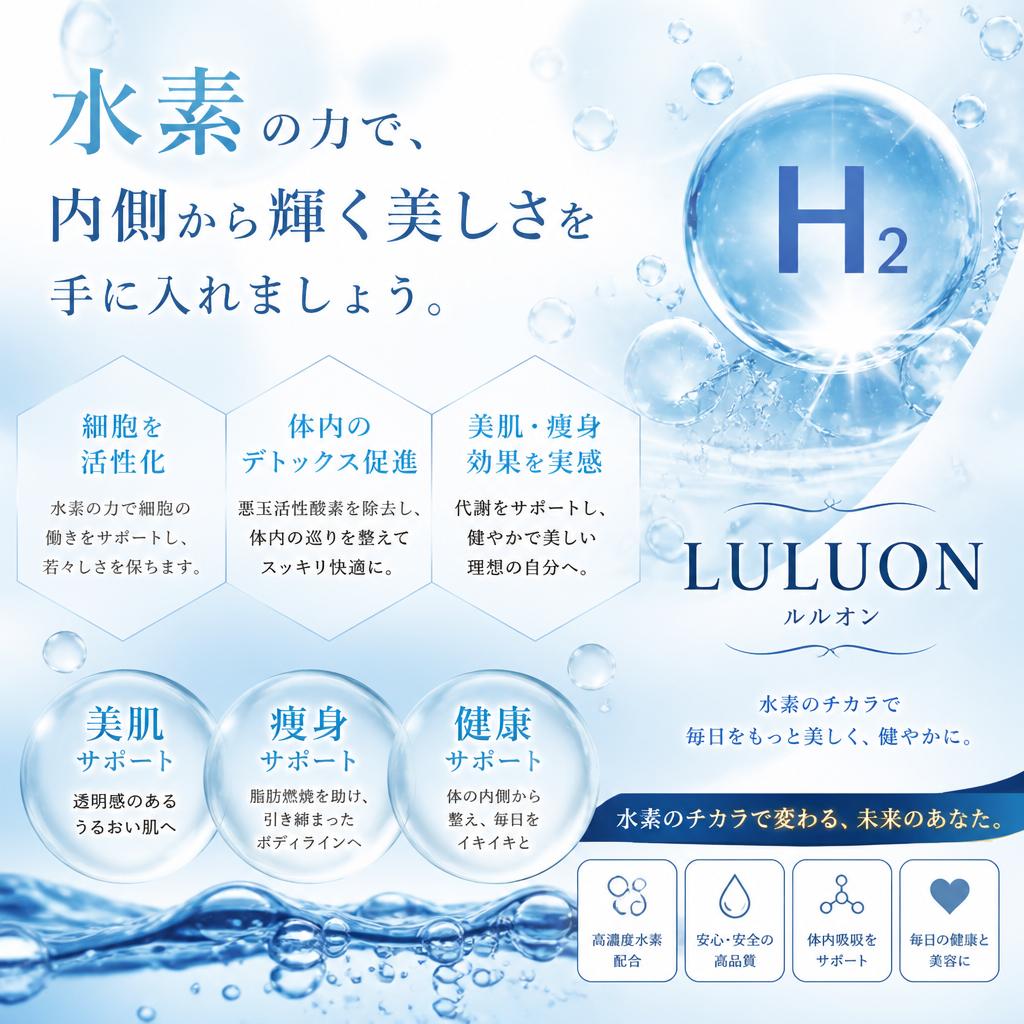 2. 水素パワーで美しさを引き出す