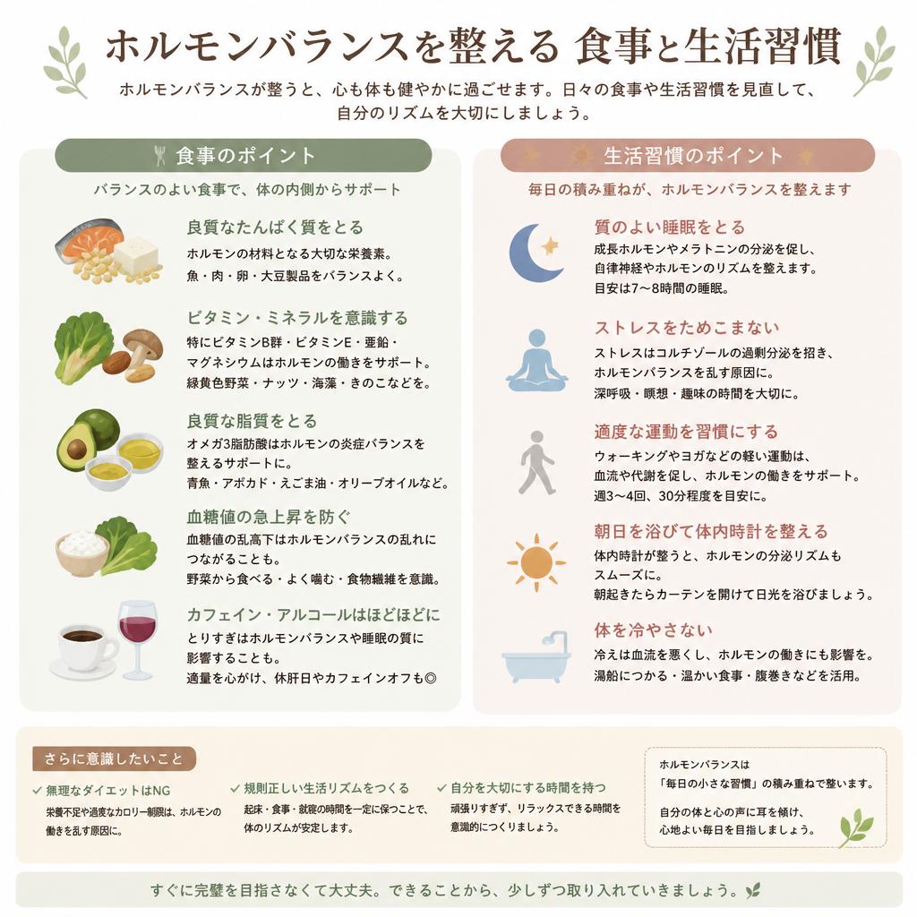 自宅でできるホルモンバランスケア