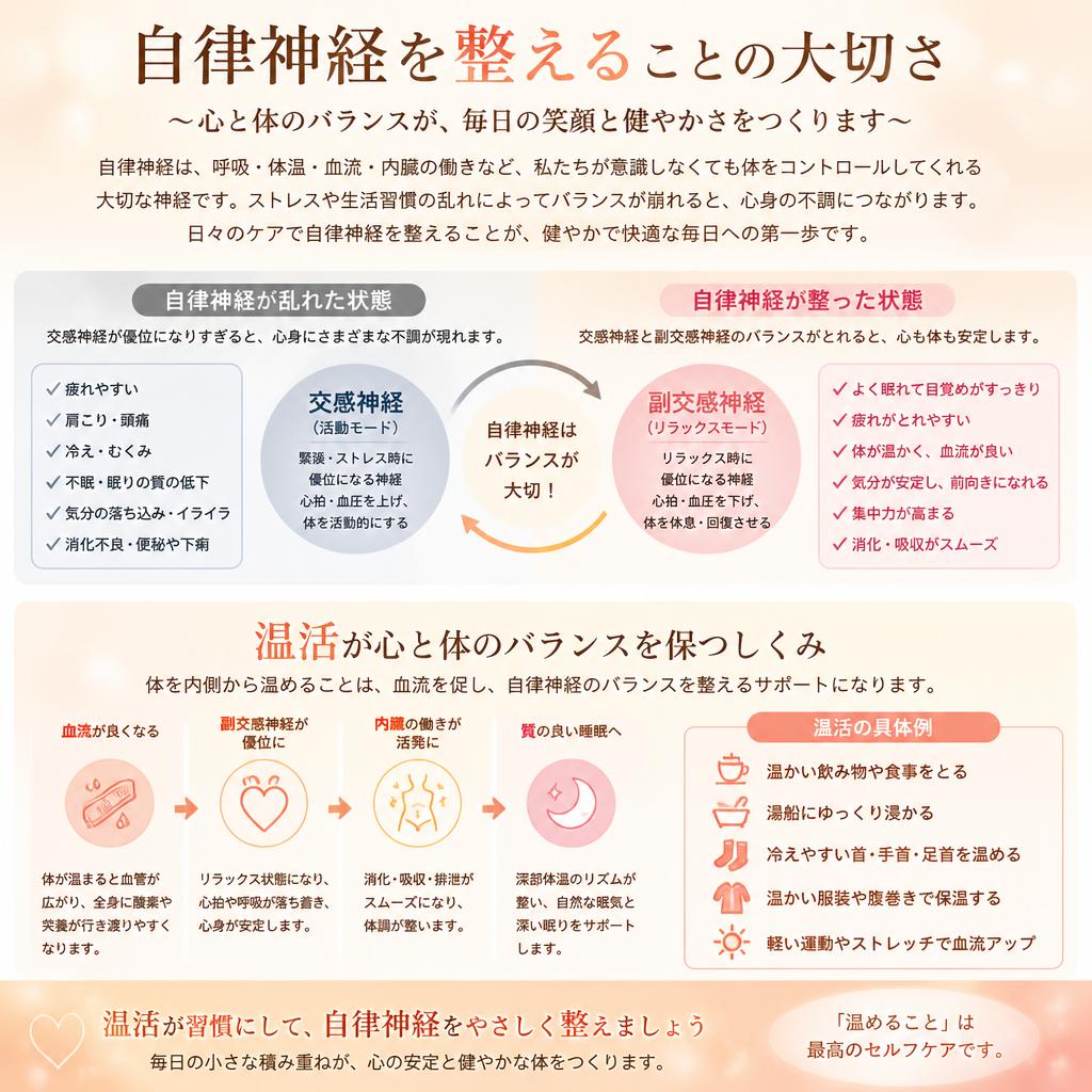 5. 自律神経と温活の関係