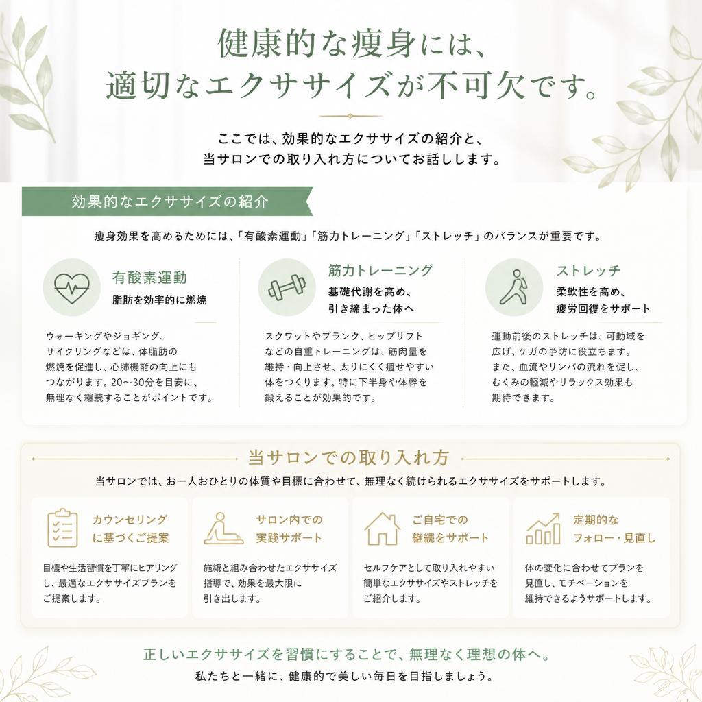 エクササイズの重要性