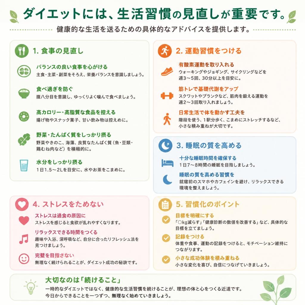 生活習慣の見直し