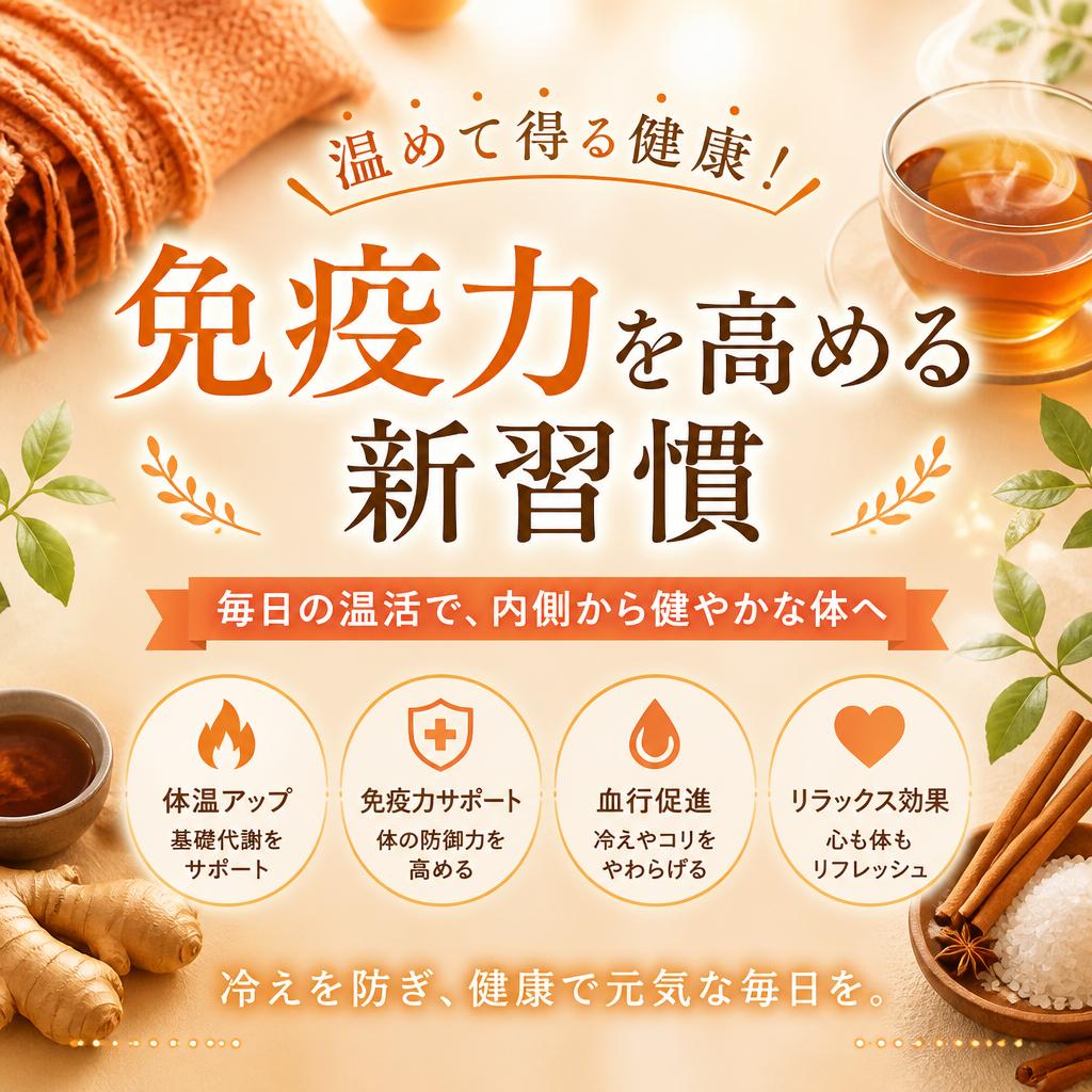 温めて得る健康！免疫力を高める新習慣| 福岡県福岡市のダイエットならYOSA PARK belt'a