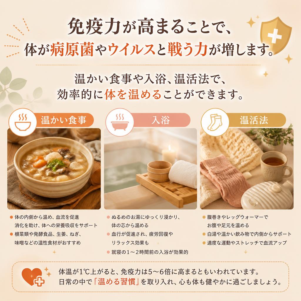 免疫力向上のメカニズム