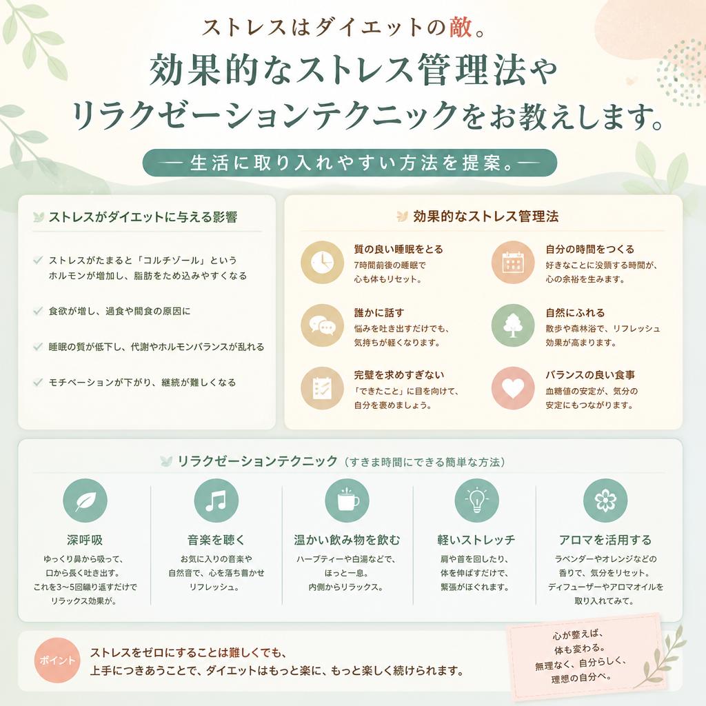 ストレス管理の重要性