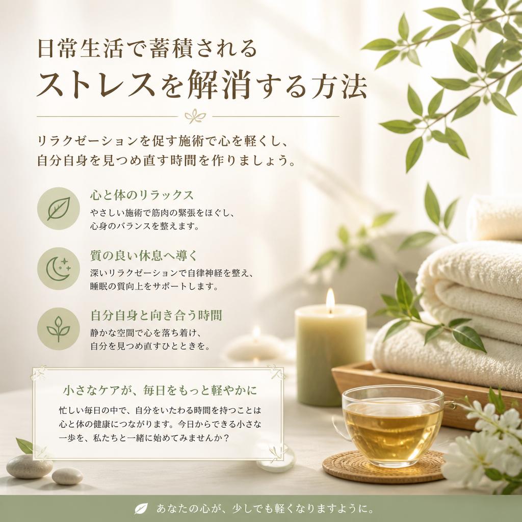 ストレス解消法を探ろう