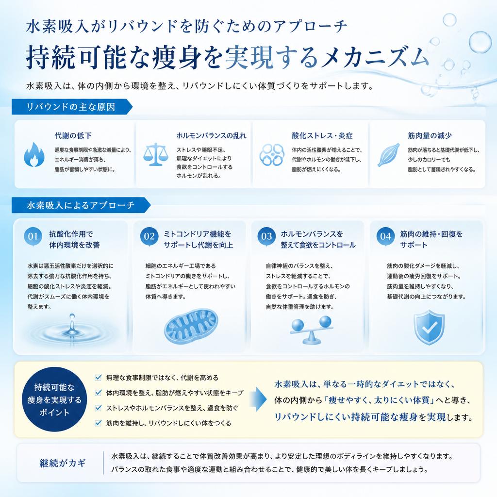 リバウンド防止の秘訣