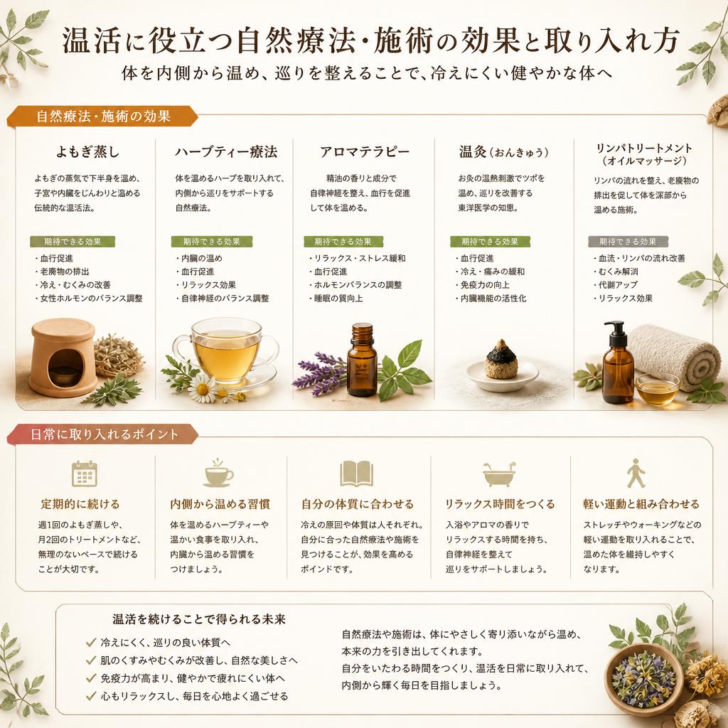 自然療法と施術効果