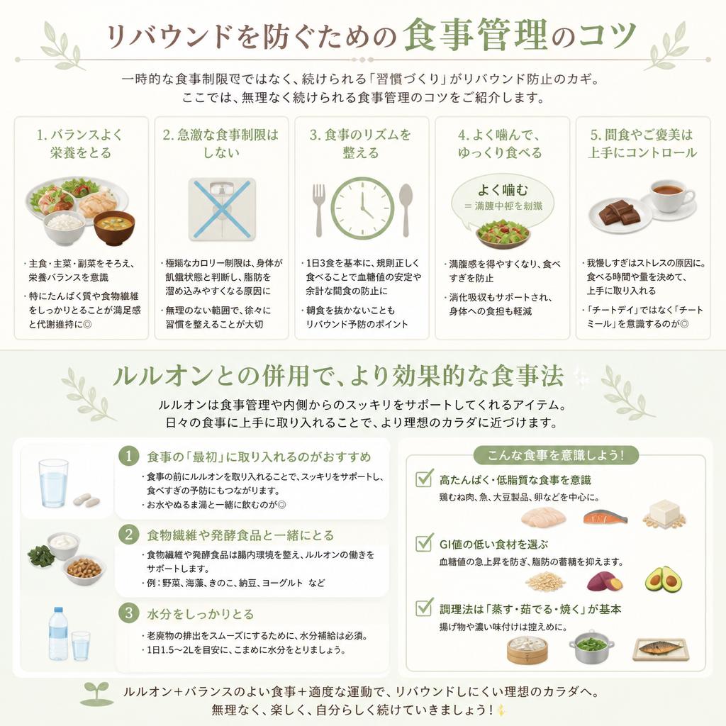 2. 理想のボディを手に入れるための食事管理