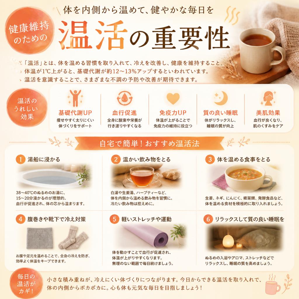 4. 温活の重要性とその実践方法