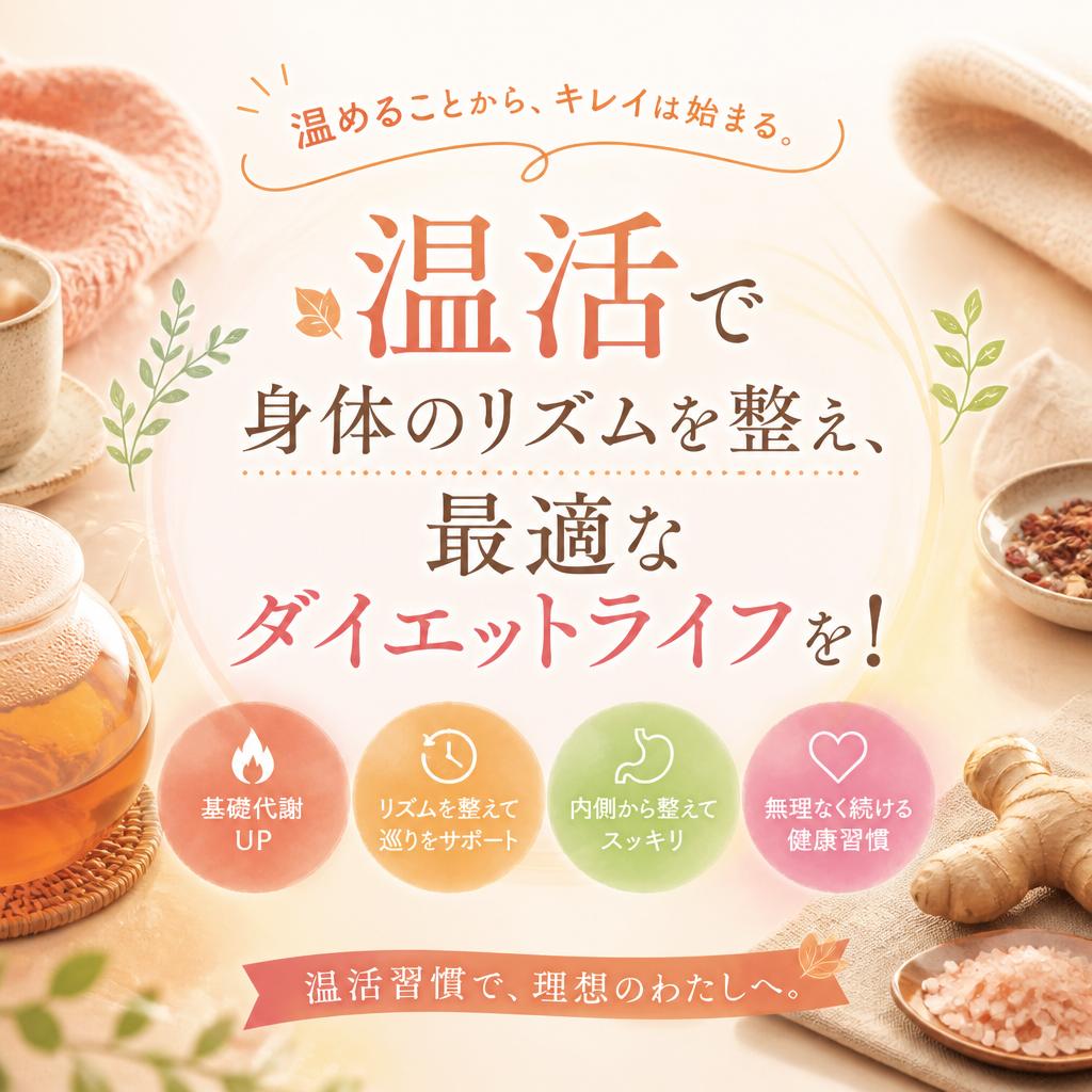 温活で身体のリズムを整え、最適なダイエットライフを！| 福岡県福岡市のダイエットならYOSA PARK belt'a