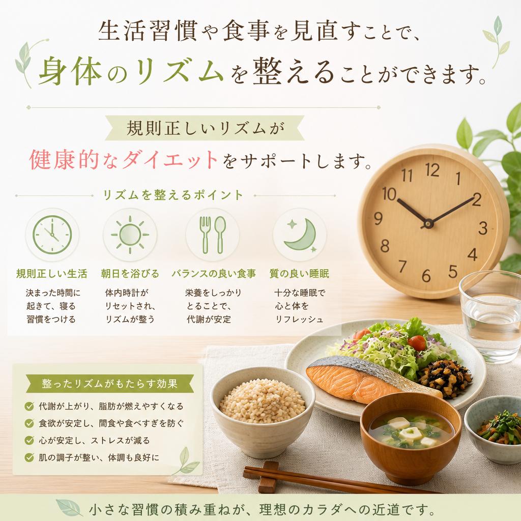 身体のリズムを整える方法