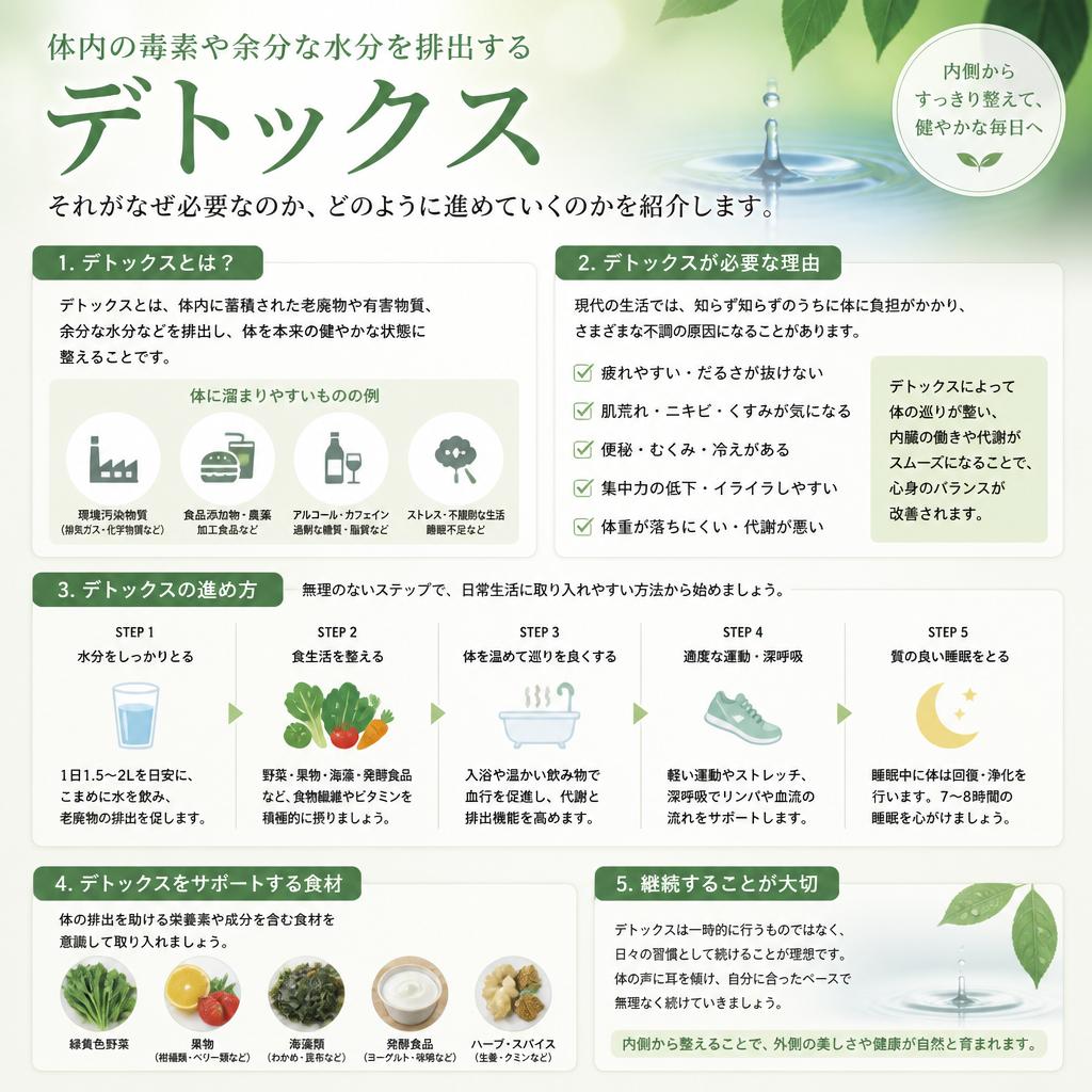 デトックスの重要性