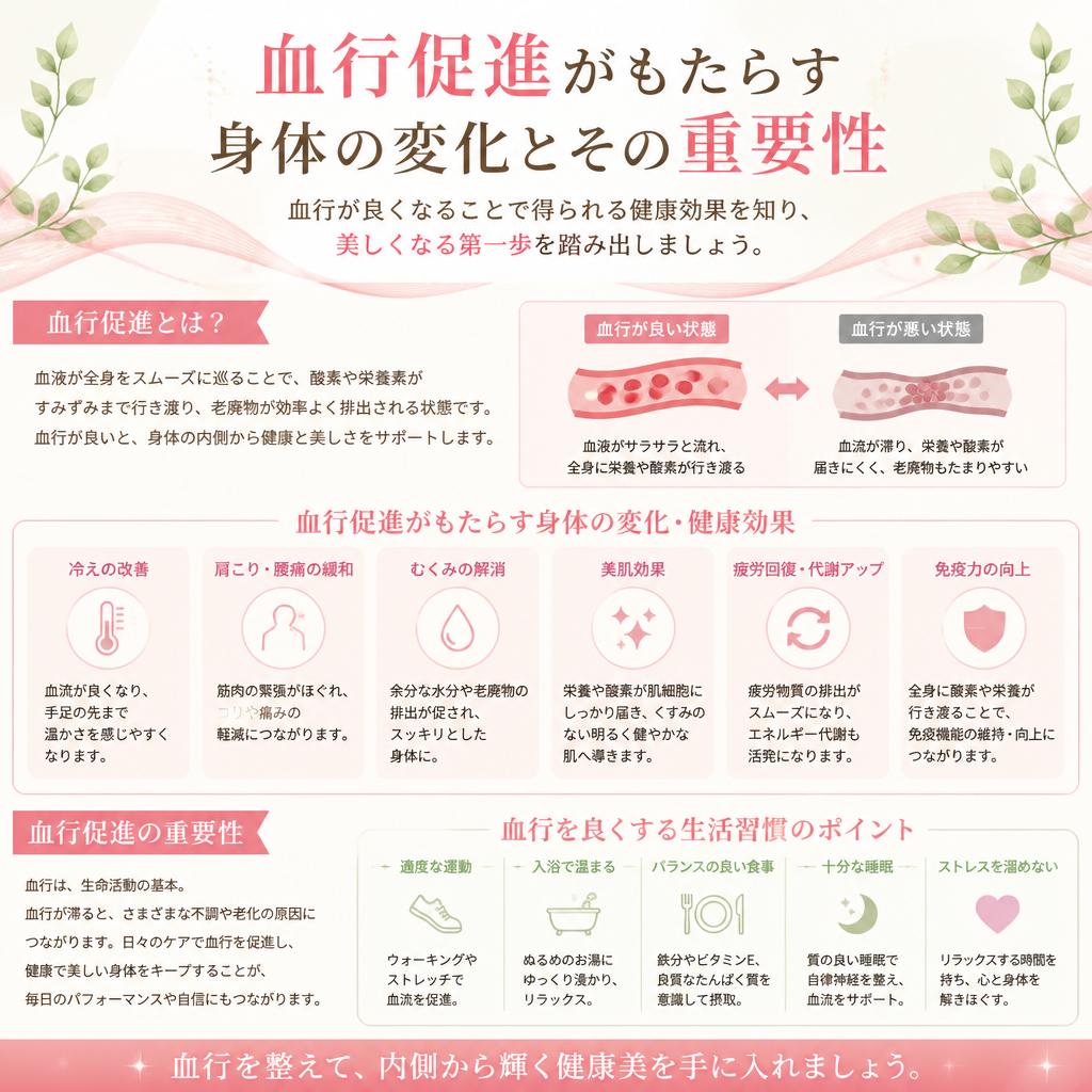 血行促進のメリット