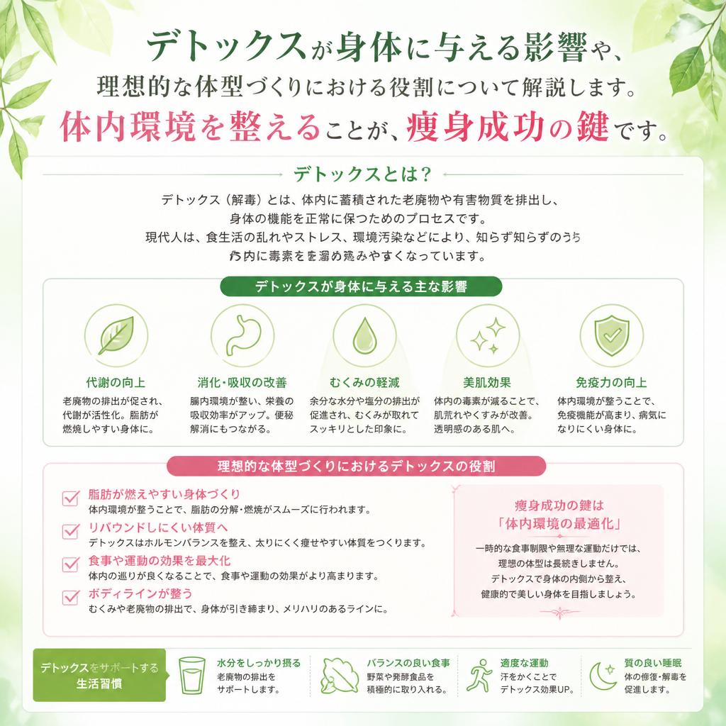 デトックスの重要性